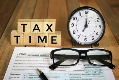 Tax time concept