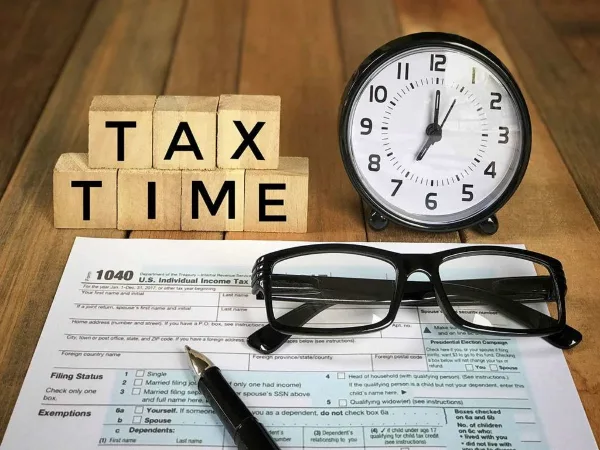 Tax time concept